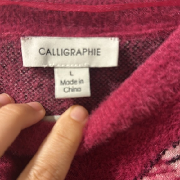 🌹Anthropologie Calligraphie sweater - Picture 3 of 8